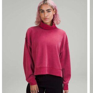 Lululemon Softstreme Turtleneck Pullover Pomegranate Pink W3GDVS Women's 2